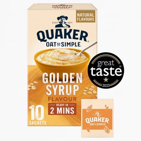 Quaker Oat So Simple Golden Syrup Porridge Sachets Cereal